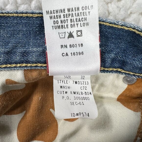 Lucky Brand Dungarees Bootcut Jeans Men’s 32 (Actual 30x28) Western Workwear Y2K - Picture 10 of 14